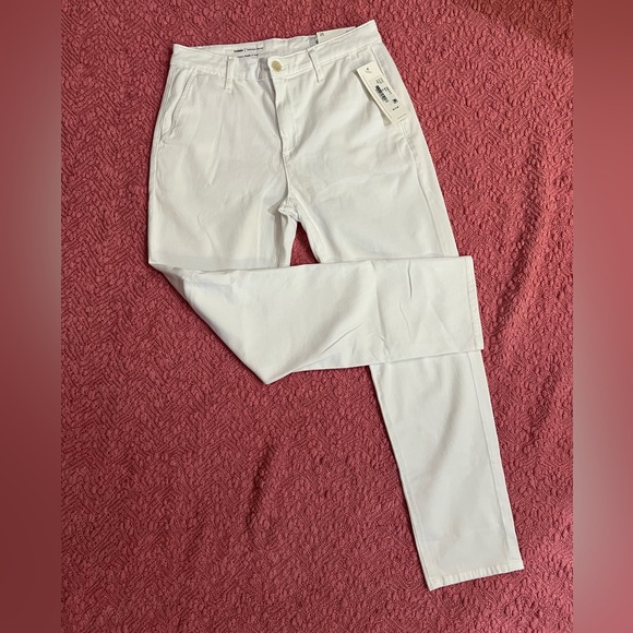 Ag Adriano Goldschmied Pants - AG Adriano Goldschmied Women's Caden Tailored Trouser White